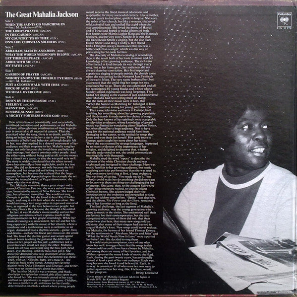 Master Release: The Great Mahalia Jackson by Mahalia Jackson