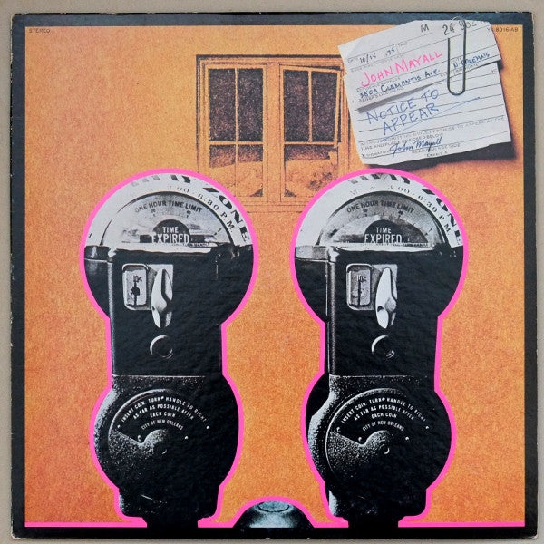 Master Release: Notice To Appear by John Mayall