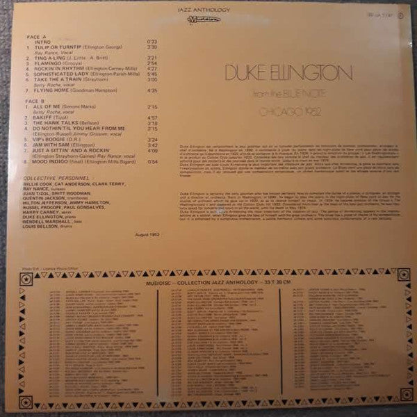 Master Release: From The Blue Note - Chicago 1952 by Duke Ellington