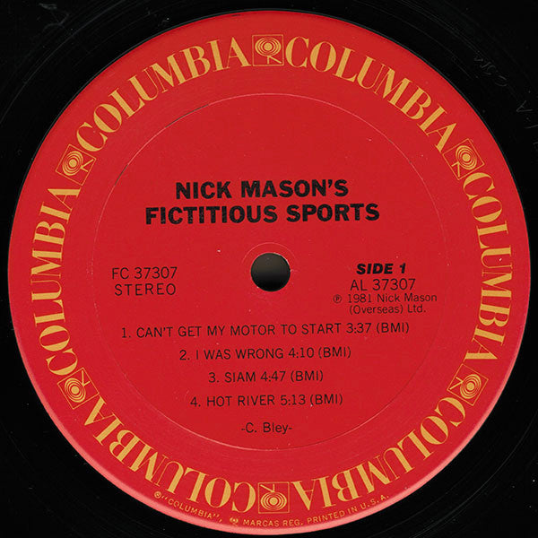 Nick Mason's Fictitious Sports