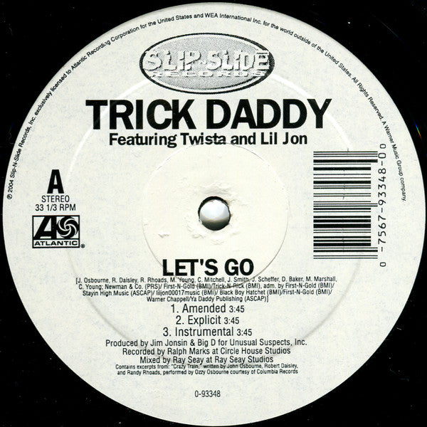 Master Release: Let's Go by Trick Daddy