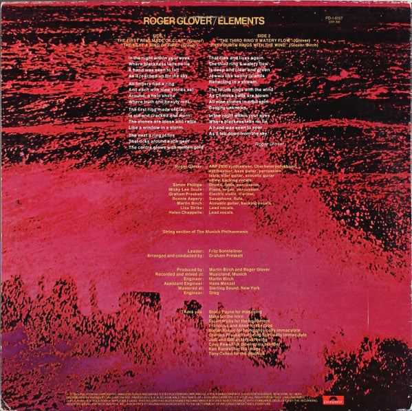 Release: Elements-Vinyl-US-1978-PD-1-6137-2087387