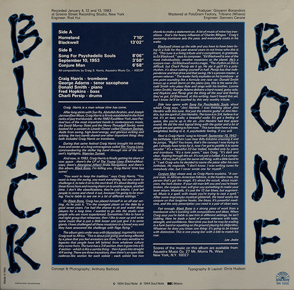 Release: Black Bone-Vinyl-Italy-1984-SN 1055-2977259
