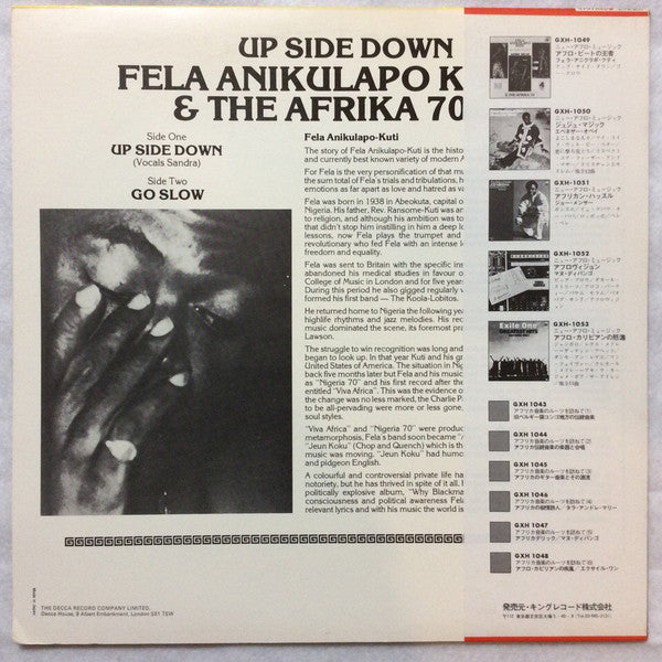 Master Release: Up Side Down by Fela Kuti