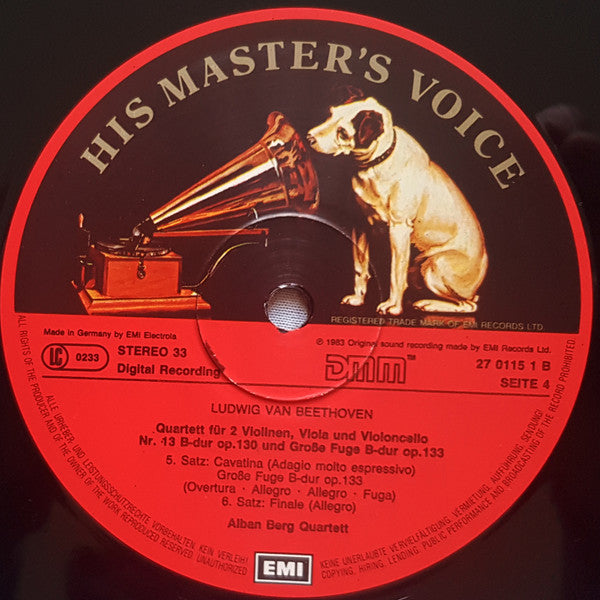 Die Späten Streichquartette  = The Late String Quartets