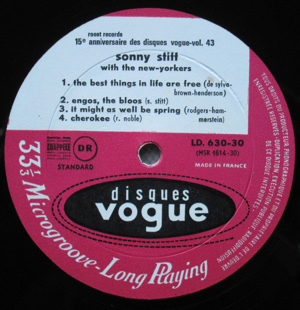 Sonny Stitt With The New Yorkers
