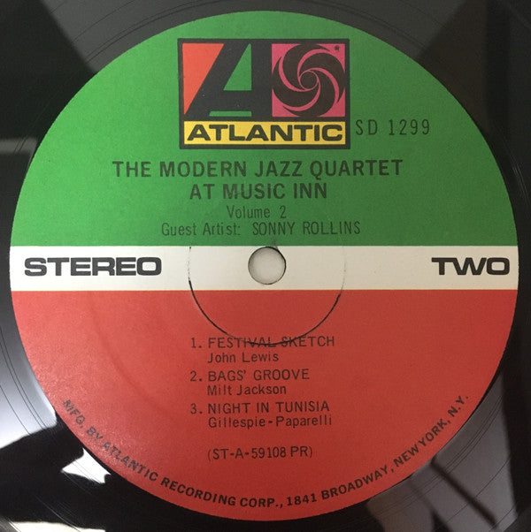 The Modern Jazz Quartet At Music Inn —  Volume 2
