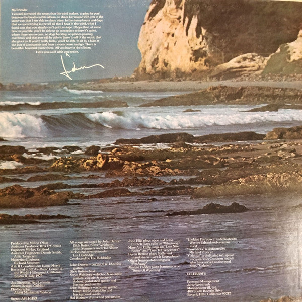 Release: Windsong-Vinyl-US-1975-APL1-1183, APL1-1183-8069439