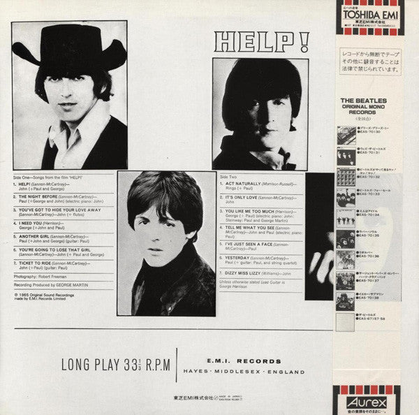 Release: Help!-Vinyl-Japan-1982-EAS-70134-3641653