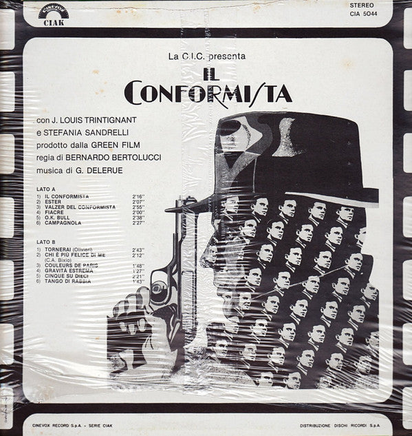 Release: Il Conformista (Colonna Sonora Originale Del Film)-Vinyl-Italy-1984-CIA 5044-7696713