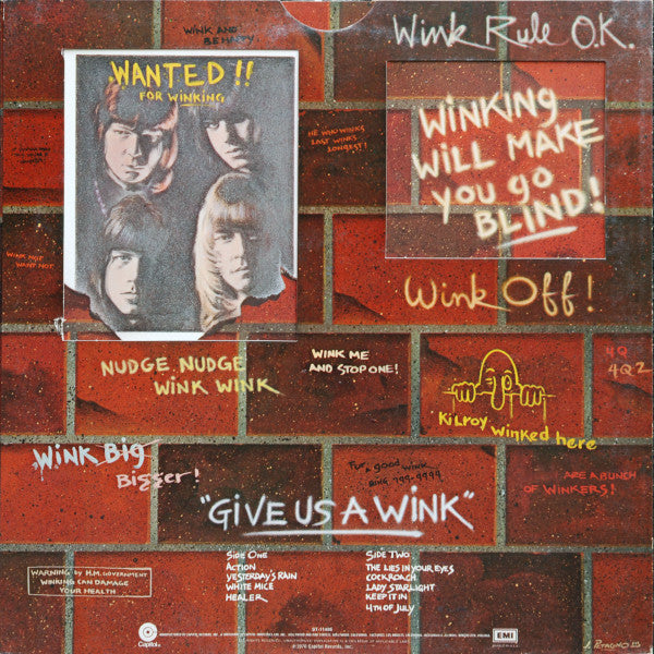 Release: Give Us A Wink-Vinyl-US-1976-ST-11496-4086683