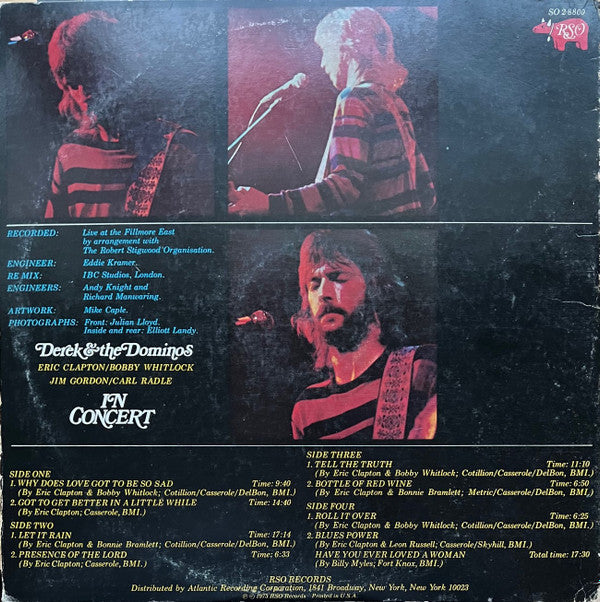 Release: In Concert-Vinyl-US-1973-SO 2-8800-5607785