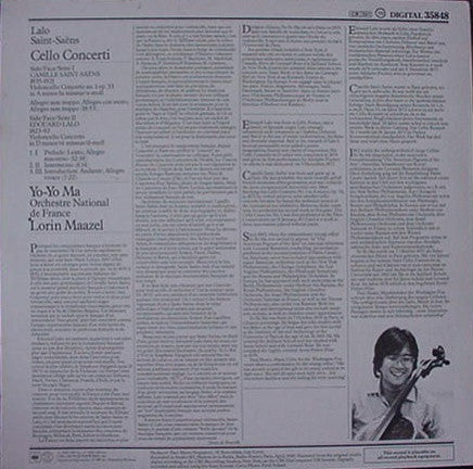 Master Release: Cello Concertos by Yo-Yo Ma