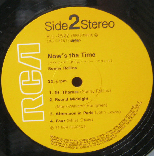 Now's The Time!