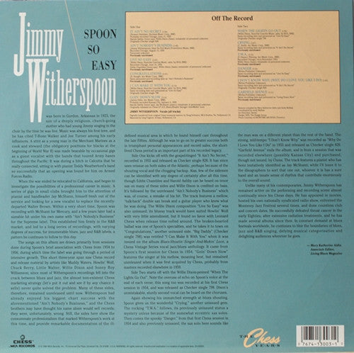 Release: Spoon So Easy-Vinyl-US-1990-CH 93003-5576830