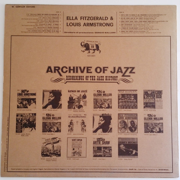 Master Release: Ella Fitzgerald E Louis Armstrong by Ella Fitzgerald