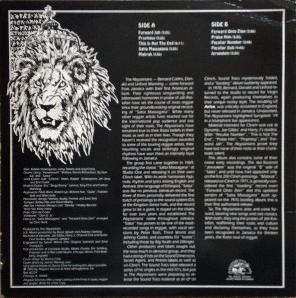 Master Release: Forward by The Abyssinians