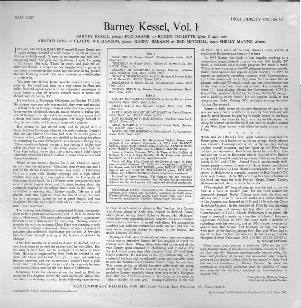 Release: Volume 1: Easy Like-Vinyl-Japan-1979-GXC 3110(M), GXC-3110(M)-4715314