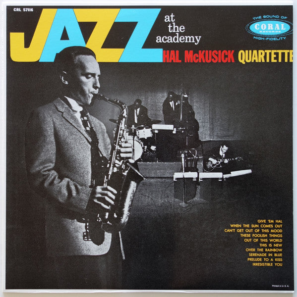 Master Release: Jazz At The Academy by Hal McKusick Quartet