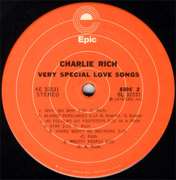 Very Special Love Songs