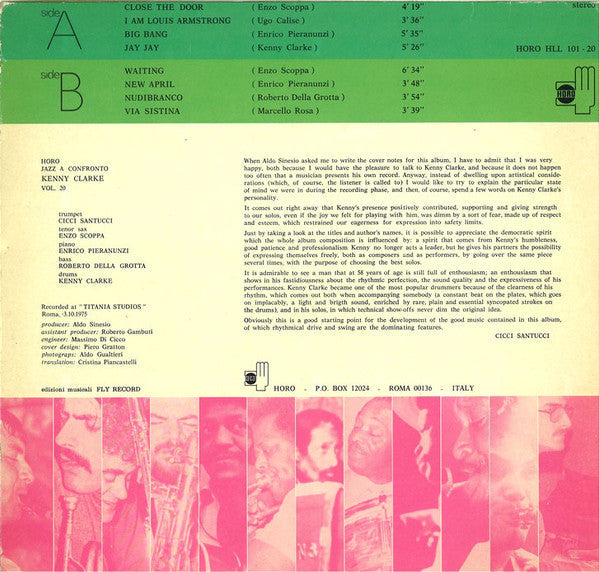 Master Release: Jazz A Confronto 20 by Kenny Clarke