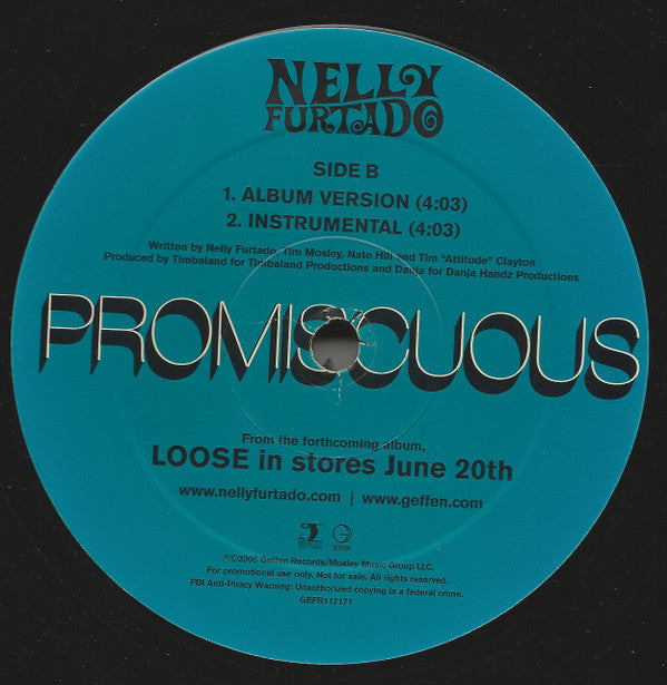 Master Release: Promiscuous by Nelly Furtado