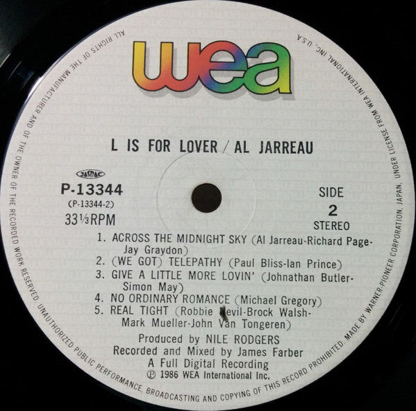 L Is For Lover = Ｌ・イズ・フォー・ラヴァー