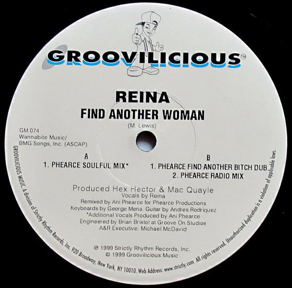 Release: Find Another Woman-Vinyl-US-1999-GM 074-1023102