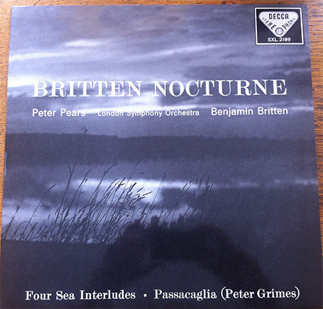 Release: Britten: Nocturne/ Four Sea Interludes and Passacaglia-Vinyl-Germany-2004-SXL 2189, 901301-1-6079286