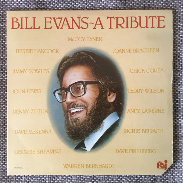 Release: Bill Evans ~ A Tribute-Vinyl-US-1983-PA 8028-2-1586444