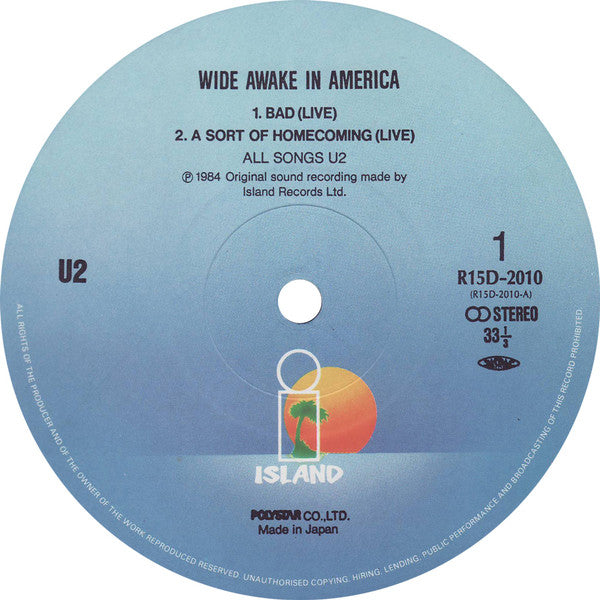 Release: Wide Awake In America-Vinyl-Japan-1985-R15D-2010, R15D-2010-3802473