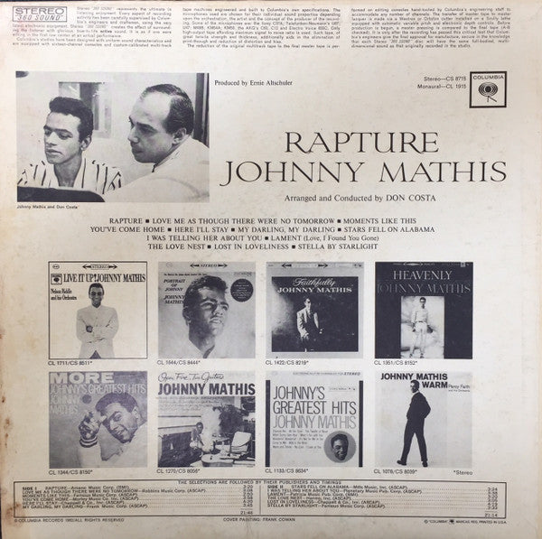 Release: Rapture-Vinyl-US-1962-CS 8715-4661739