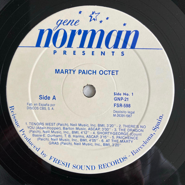 Gene Norman Presents The Marty Paich Octet