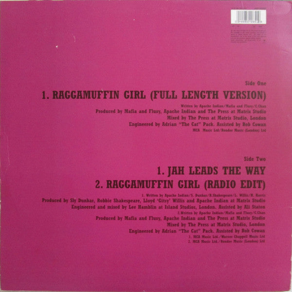 Master Release: Raggamuffin Girl by Apache Indian