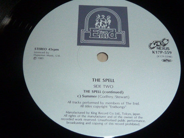 Release: The Spell-Vinyl-Japan-1985-K17P-559/60-6730650