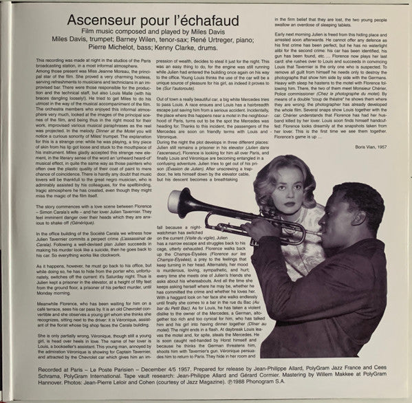 Lift To The Scaffold (Ascenseur Pour L'Échafaud)