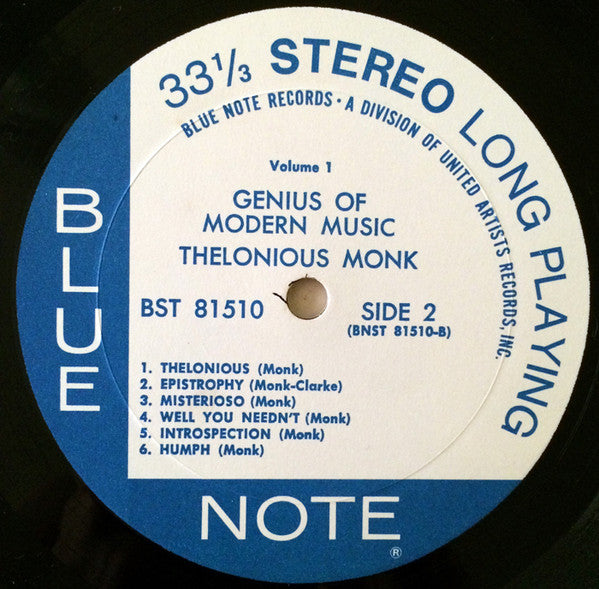 Genius Of Modern Music Vol 1