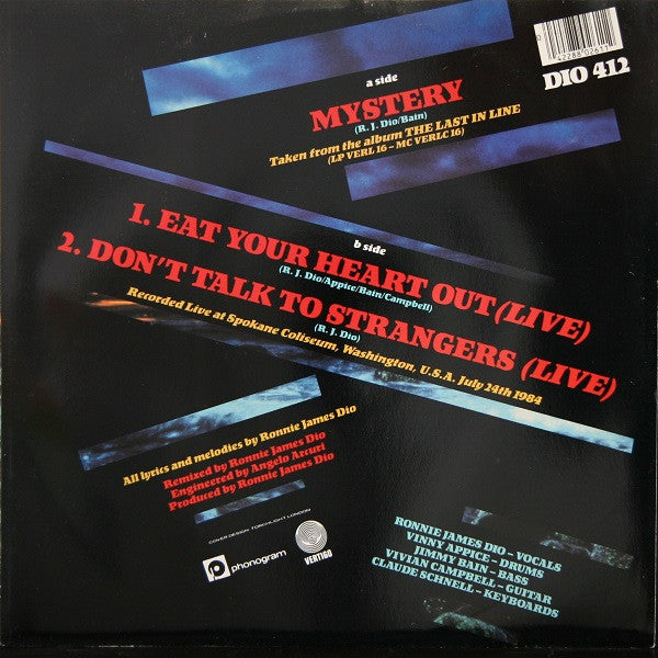 Release: Mystery-Vinyl-UK-1984-DIO 412-5644705