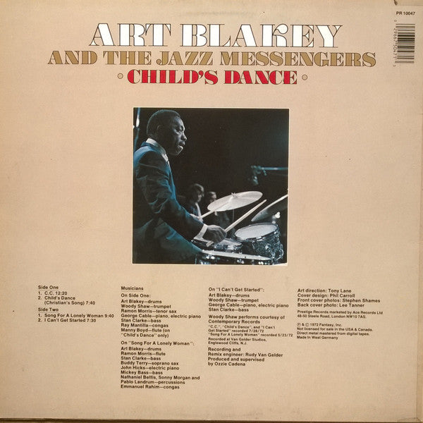 Release: Child's Dance-Vinyl-Germany-1987-PR 10047-1269547