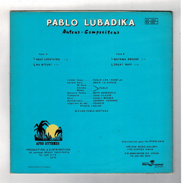 Master Release: Pablo! Pablo! by Pablo Lubadika Porthos
