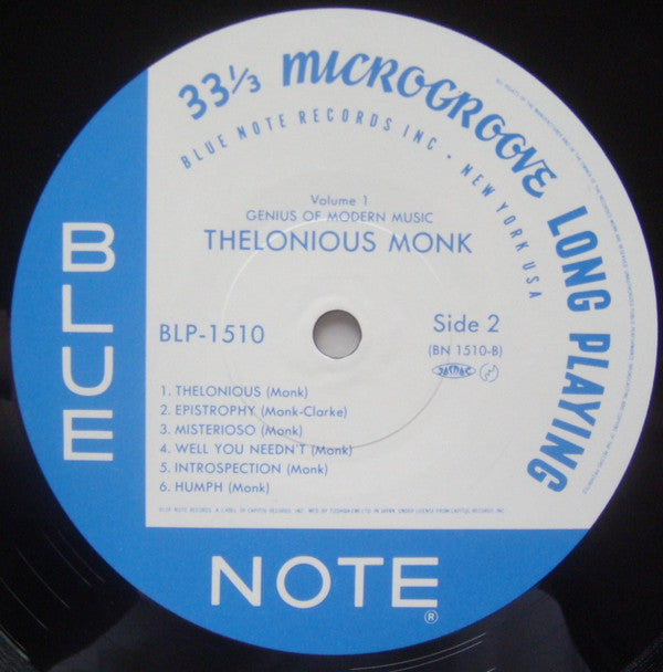 Genius Of Modern Music Volume 1