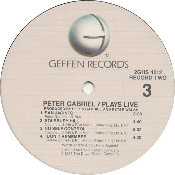 Plays Live
