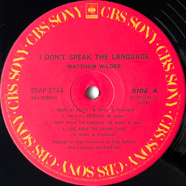 I Don't Speak The Language