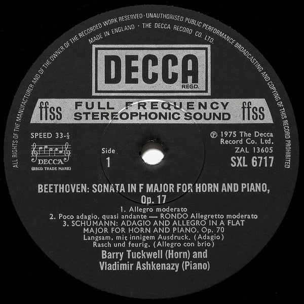 Music For Horn And Piano