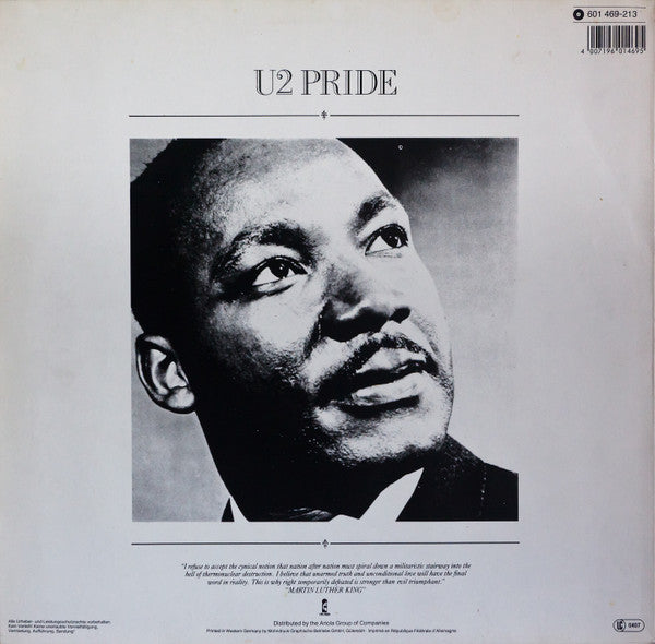 Master Release: Pride (In The Name Of Love) by U2