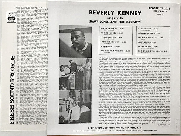 Sings With Jimmy Jones And "The Basie-Ites"