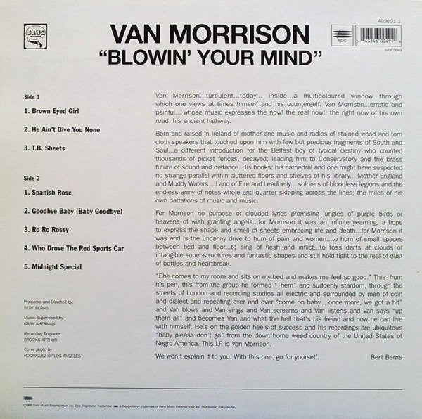 Master Release: Blowin' Your Mind! by Van Morrison