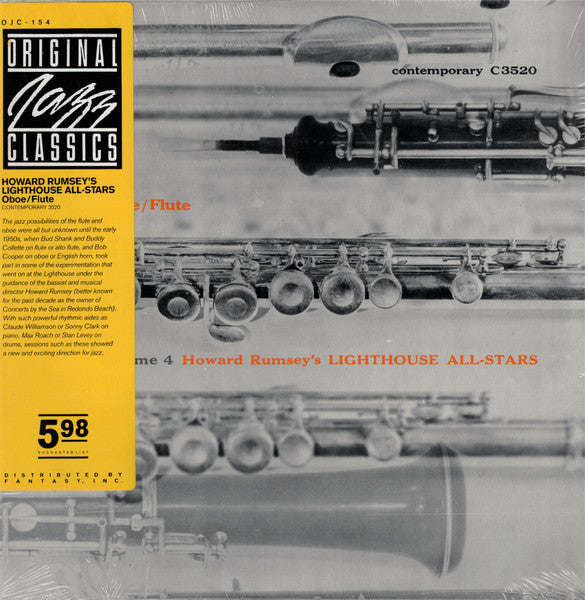 Release: Volume 4 Howard Rumsey`s Lighthouse All-Stars-Vinyl-US-1984-OJC-154, C-3520-1529826