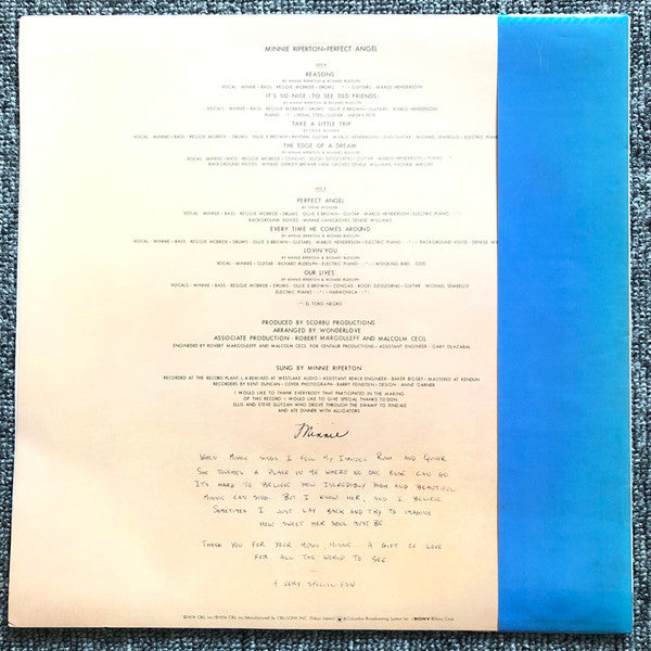 Master Release: Perfect Angel by Minnie Riperton