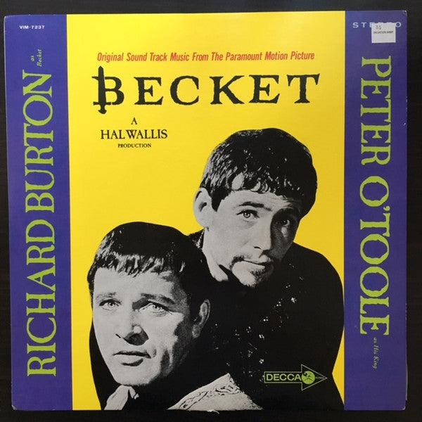 Master Release: Becket (Original  Sound Track Music From The Paramount Motion Picture) by Laurence Rosenthal